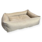PET-À-PORTER  moderna cama para perro modelo Denim, Comoda y resistente color arena, medidas a elegir