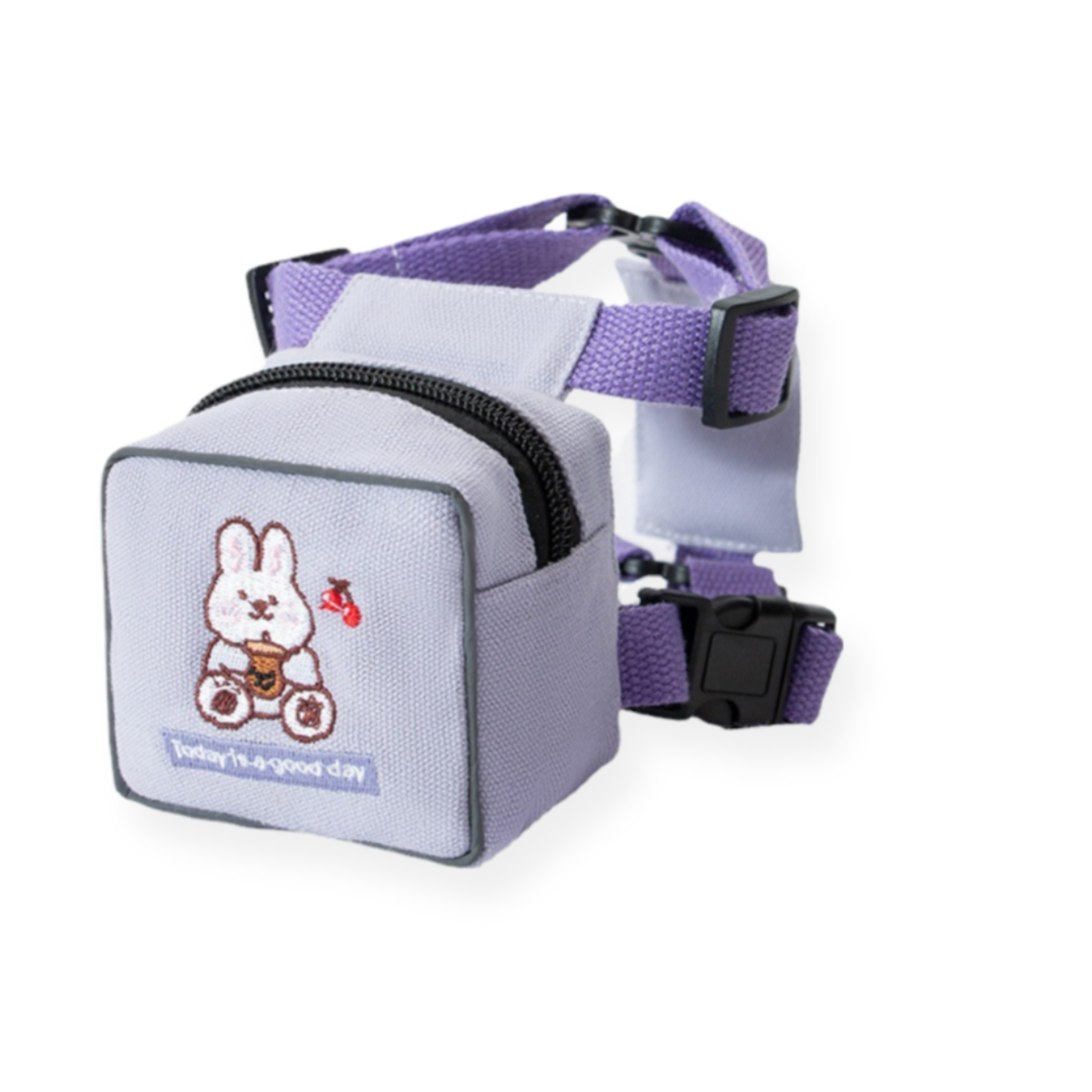 mochila morada con correa portada Mochila con correa color morado - Imagen 1