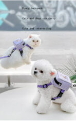 Mochila con correa color morado - Imagen 5