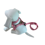 PET-A-PORTER, Juego de correa mas collar, mas pechera para Perro color Rosa - Imagen 3