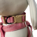 PET-A-PORTER, Juego de correa mas collar, mas pechera para Perro color Rosa - Imagen 5