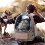 Mochila Capsula Para Mascotas Premium, Resistente Y Cómod - Imagen 7