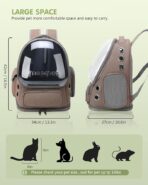 Mochila Capsula Para Mascotas Premium, Resistente Y Cómod - Imagen 4