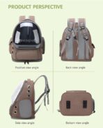 Mochila Capsula Para Mascotas Premium, Resistente Y Cómod - Imagen 3