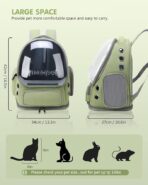 Mochila Capsula Para Mascotas Premium, Resistente Y Cómod - Imagen 4