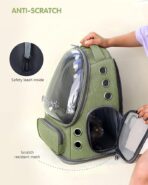 Mochila Capsula Para Mascotas Premium, Resistente Y Cómod - Imagen 2